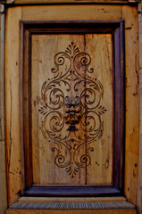 Filigree and Face Door Ornamentation