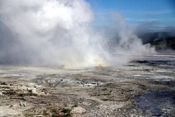 Hydrothermal activity – Yellowstone NP – USA 