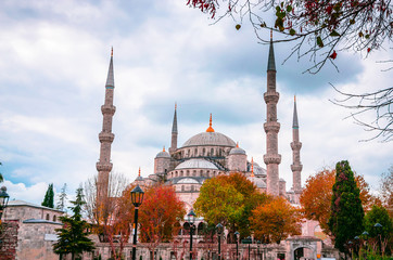 The Blue Mosque, (Sultanahmet Camii), Istanbul, Turkey.
