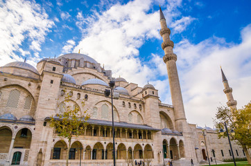 Fototapeta premium Suleymaniye mosque in Istanbul, Turkey