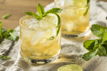 Homemade Moscow Mule with Ginger and Lime