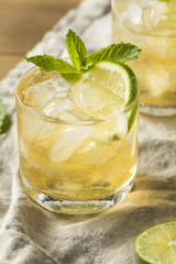 Homemade Moscow Mule with Ginger and Lime