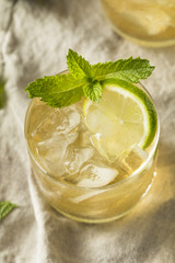 Homemade Moscow Mule with Ginger and Lime