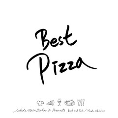 음식점 포스터 / 손으로 그린 식당 그림