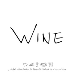 음식점 포스터 / 손으로 그린 식당 그림