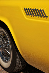 Side Detail of a Vintage Car