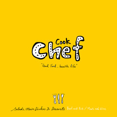 Obraz premium 음식점 포스터 / 손으로 그린 식당 그림