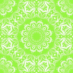 colored floral geometric vector pattern. Vector illustration. ideal for creative and decorative projects