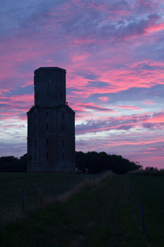 Horton Tower Dorset At Sunset