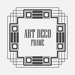 Art Deco frame