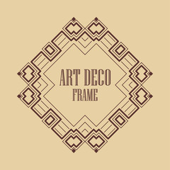 Art Deco frame