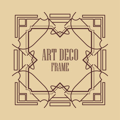 Art Deco frame