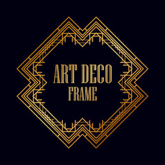 Art Deco frame