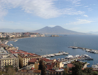 View of Naples gulf