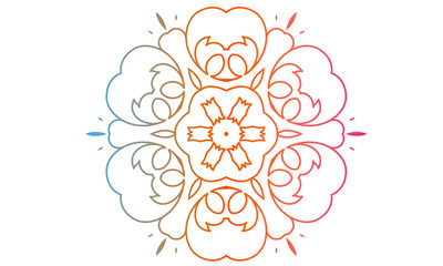 Hand Drawn Mandala Coloring Book