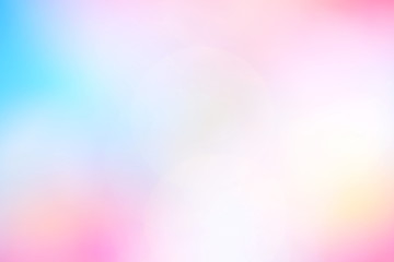 blurred soft pink blue gradient colorful light shade bokeh background, abstract pastel soft pink...