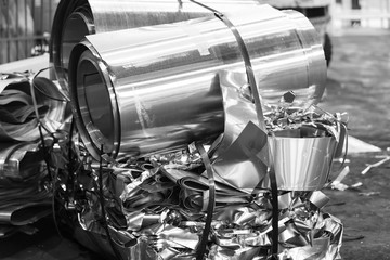 aluminum foil scrap