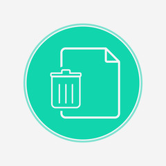 Trash file icon