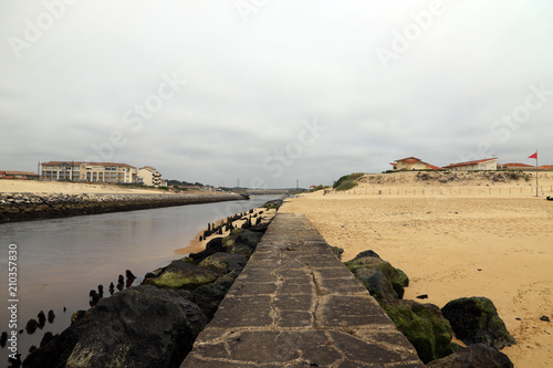Mimizan Plage Landes Aquitaine Stock Photo And Royalty Free