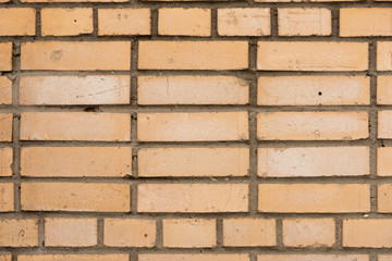 Yellow masonry brick texture