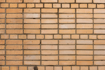 Yellow masonry brick texture