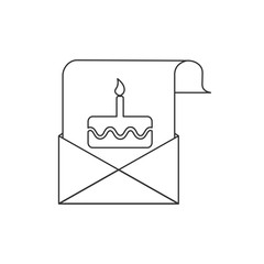 Письмо с поздравлениями. Значок.