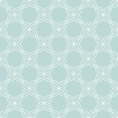 Simple elegant blue seamless pattern. Vector background