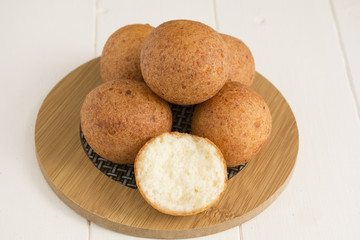 Buñuelos, traditional Colombian food.
