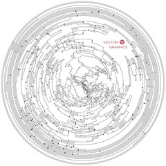 abstract vector design element