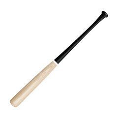 Realistic vector baseball bat