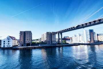 the Norwegian Lysefjord, a beautiful landscape