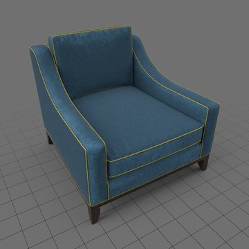 Sloped armchair