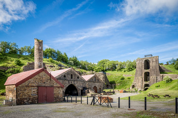 Abandon coal mine in Wales, UK