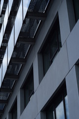 Obraz premium Beton Architektur Fassaden Details Elemente