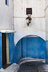 Blue & White Arch