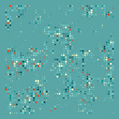 Colored abstract random geometric flat pattern background