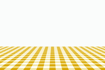 Goldenrod Gingham pattern. Texture from rhombus/squares for - plaid, tablecloths, clothes, shirts, dresses, paper, bedding, blankets, quilts and other textile products. Vector illustration.