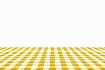 Goldenrod Gingham pattern. Texture from rhombus/squares for - plaid, tablecloths, clothes, shirts, dresses, paper, bedding, blankets, quilts and other textile products. Vector illustration.