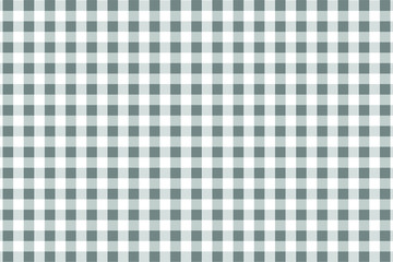 Gray Gingham pattern. Texture from rhombus/squares for - plaid, tablecloths, clothes, shirts, dresses, paper, bedding, blankets, quilts and other textile products. Vector illustration.