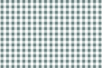 Gray Gingham pattern. Texture from rhombus/squares for - plaid, tablecloths, clothes, shirts, dresses, paper, bedding, blankets, quilts and other textile products. Vector illustration.
