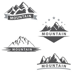 Mountain Logo Template Vector Icon