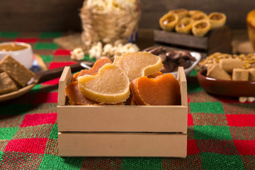 Table of brazilian festa junina