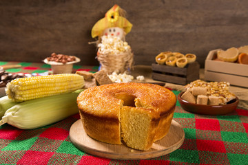 Table of brazilian festa junina