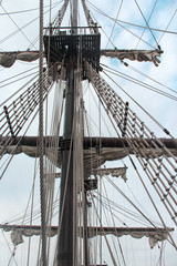 Obraz premium vintage pirate ship