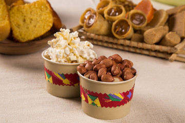 Table of brazilian festa junina