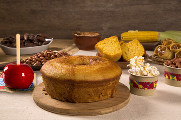 Table of brazilian festa junina