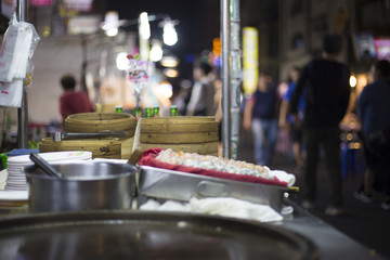台湾 高雄の夜市 屋台