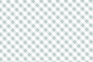 Silver Gingham pattern. Texture from rhombus/squares for - plaid, tablecloths, clothes, shirts, dresses, paper, bedding, blankets, quilts and other textile products. Vector illustration.