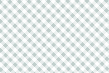 Silver Gingham pattern. Texture from rhombus/squares for - plaid, tablecloths, clothes, shirts, dresses, paper, bedding, blankets, quilts and other textile products. Vector illustration.