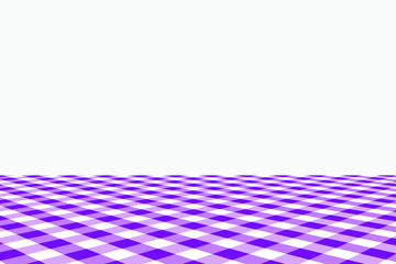 Violet Gingham pattern. Texture from rhombus/squares for - plaid, tablecloths, clothes, shirts, dresses, paper, bedding, blankets, quilts and other textile products. Vector illustration.